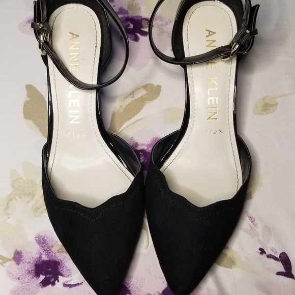 Anne Kline Kitten Heel w/ Ankle strap - Picture 2 of 7